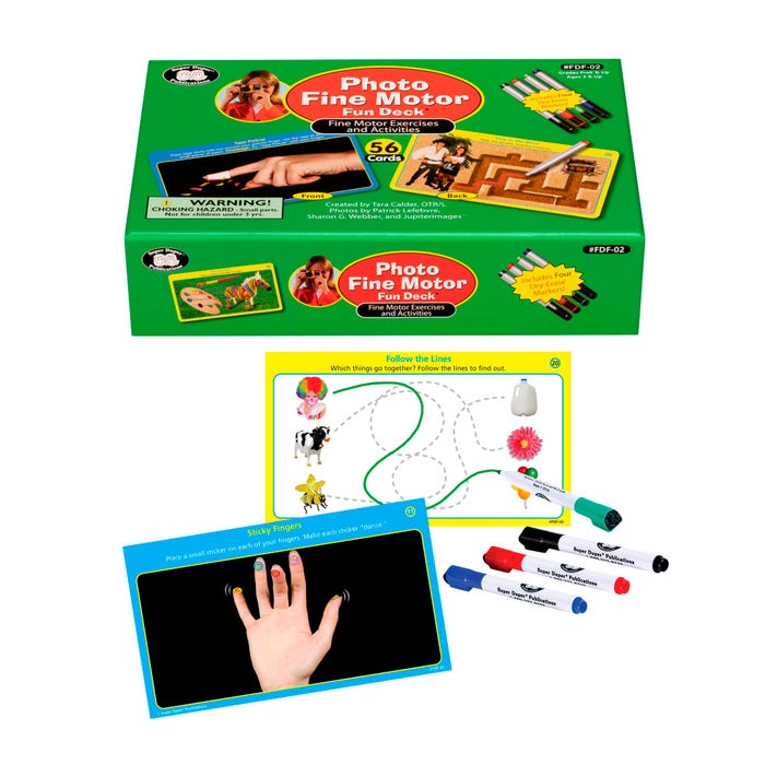 Super Duper Photo Fine Motor Fun Deck