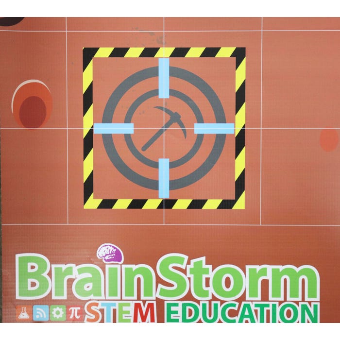 BrainStorm STEM Education Robotics Mat: Mission to Mars with Game Pieces, 80 x 44-3/4 Inches