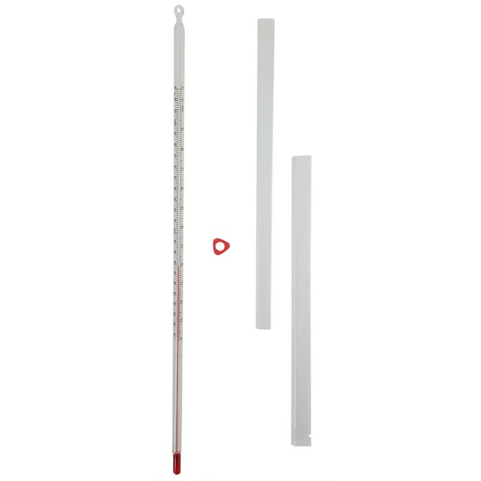 Frey Scientific Student Grade Total Immersion Spirit Thermometer, -20 to 150 C, White