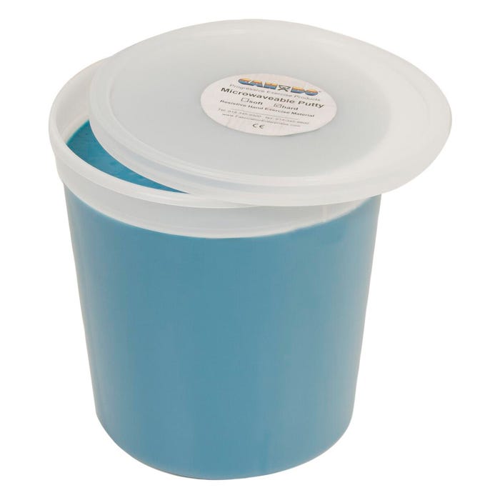 CanDo Microwavable Theraputty, Firm, 5 Pounds, Blue
