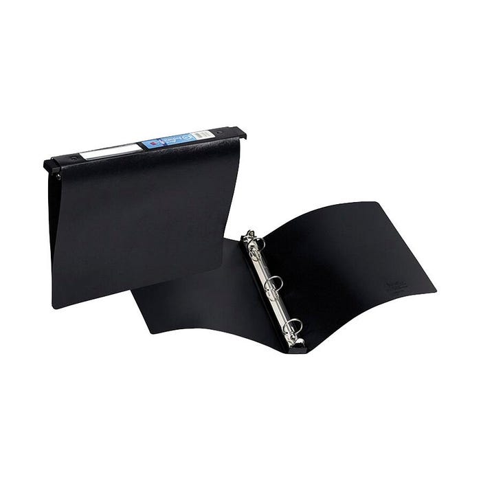 Avery Hanging Storage Binder, 1 Inch Round Ring, Black