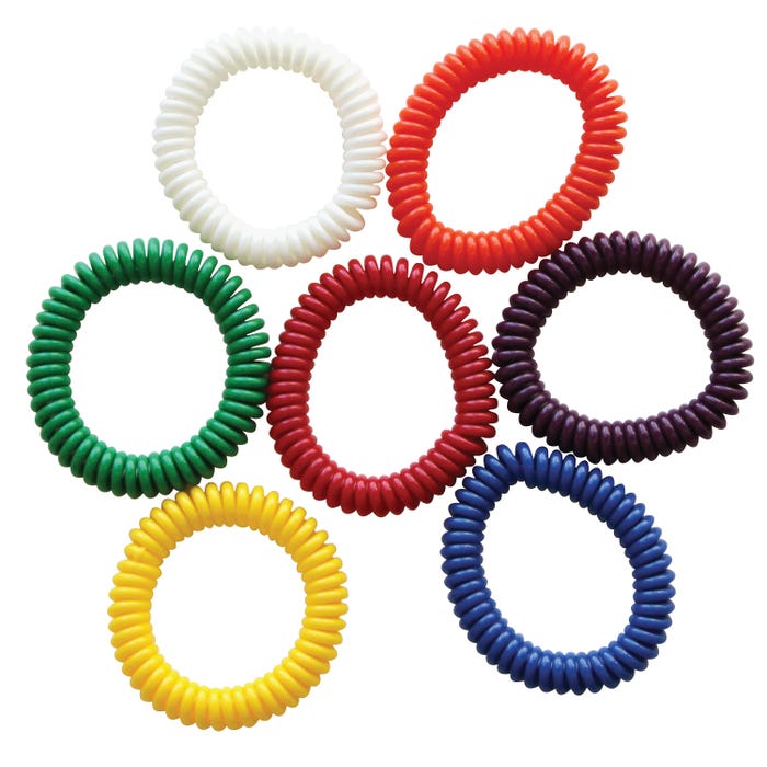 Abilitations Chewlery Chewable Bracelet, Assorted Colors, Set of 7