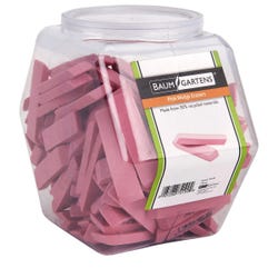 Baumgartens Pink Wedge Erasers, Tub of 140