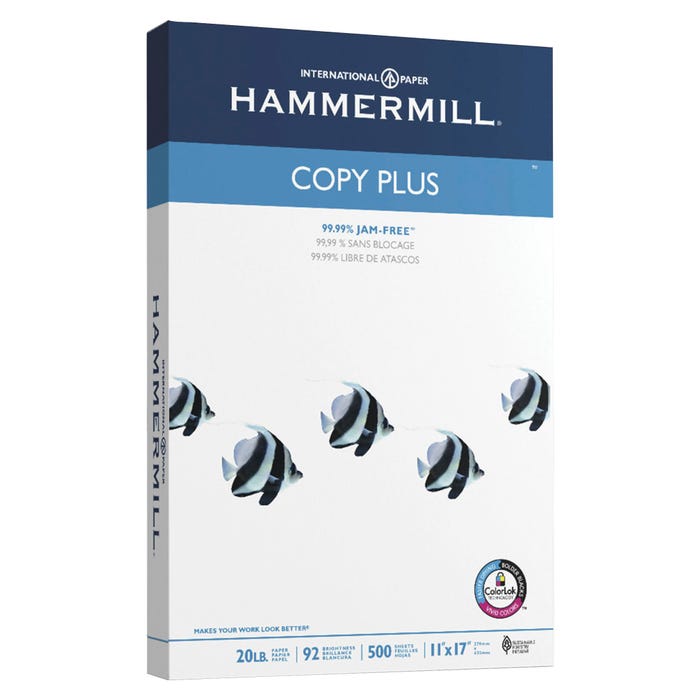 Hammermill Multipurpose Copy Paper, 11 x 17 Inches, White, 500 Sheets