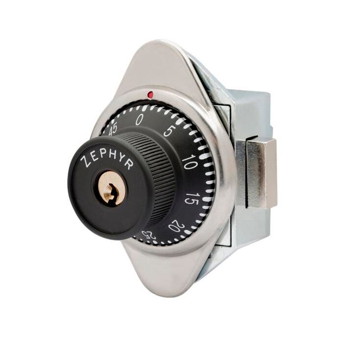 Zephyr Built In Combination Lock With Manual Dead Bolt, Left Hinge, Pack Of 10