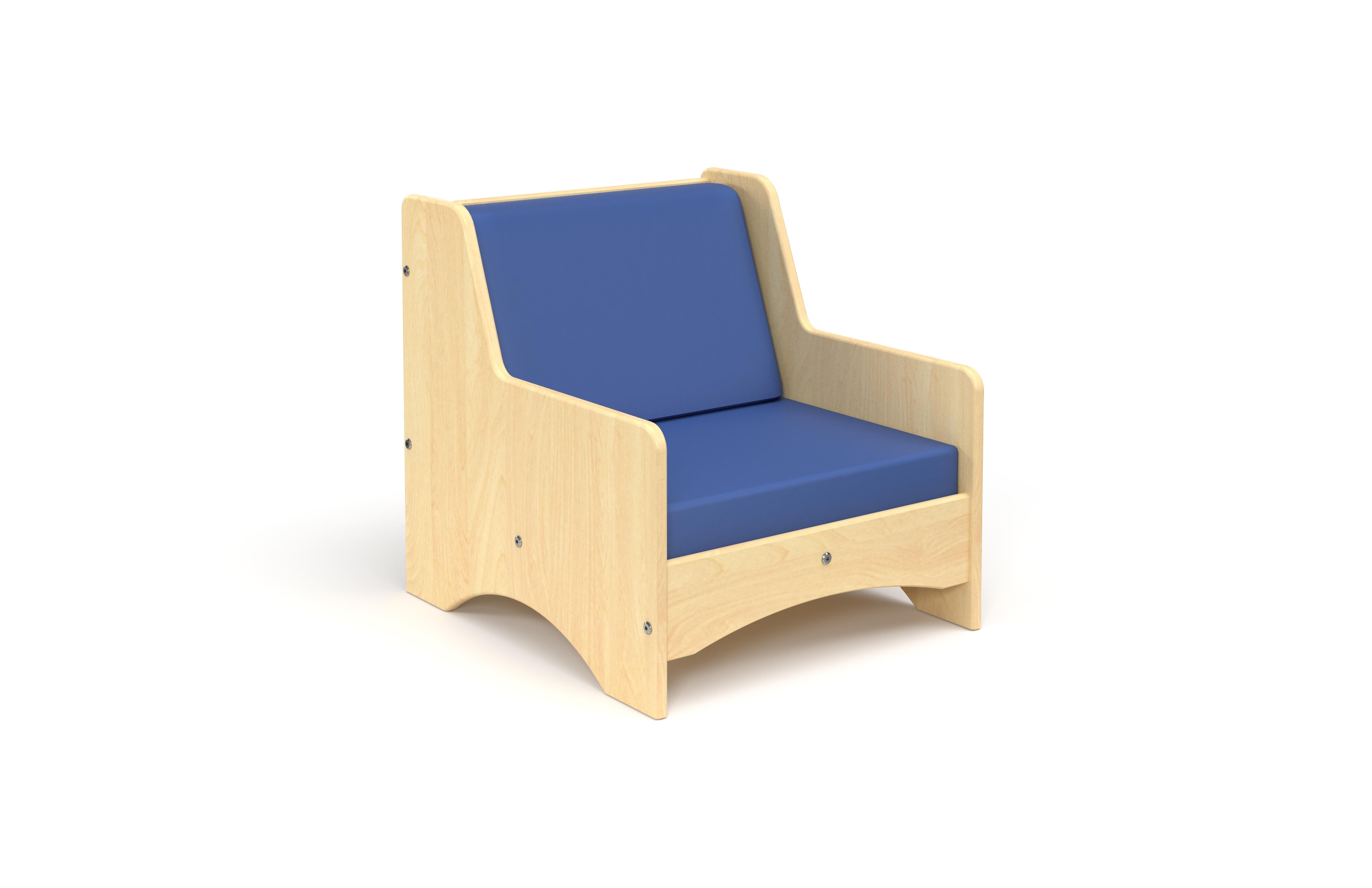 Childcraft Family Living Room Toddler Chair, 17-3/4 x 19-3/4 x 18 Inches, Blue