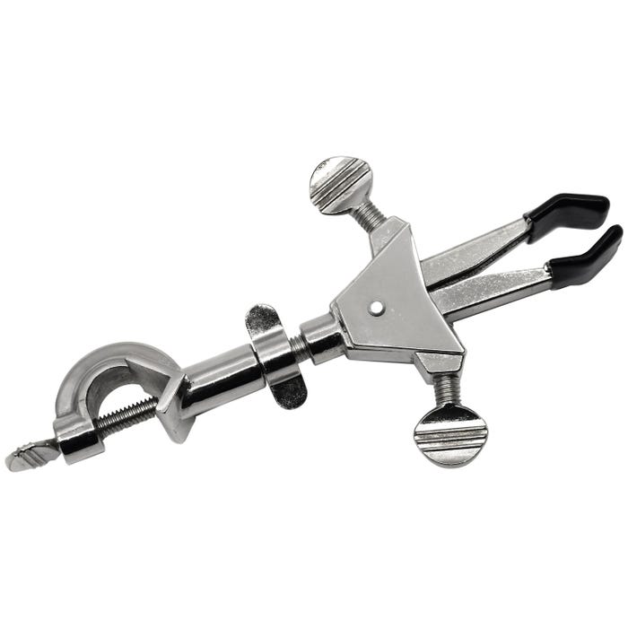 Eisco Labs Adjustable Two Prong Clamp with Boss Head
