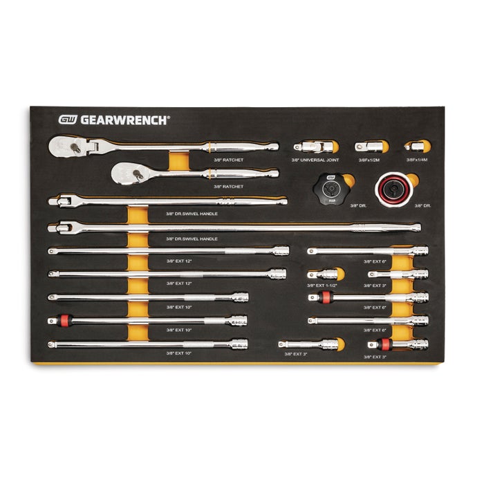 GEARWRENCH 21-Piece 90-Tooth Ratchet and Drive Tool Set