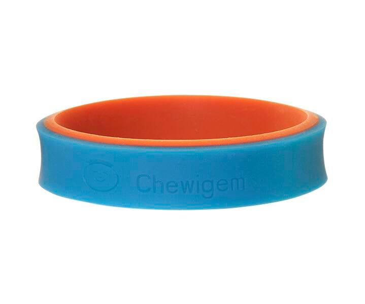 Chewigem Child Flip Bangle, Orange/Blue, Set of 2, Item Number 2103980