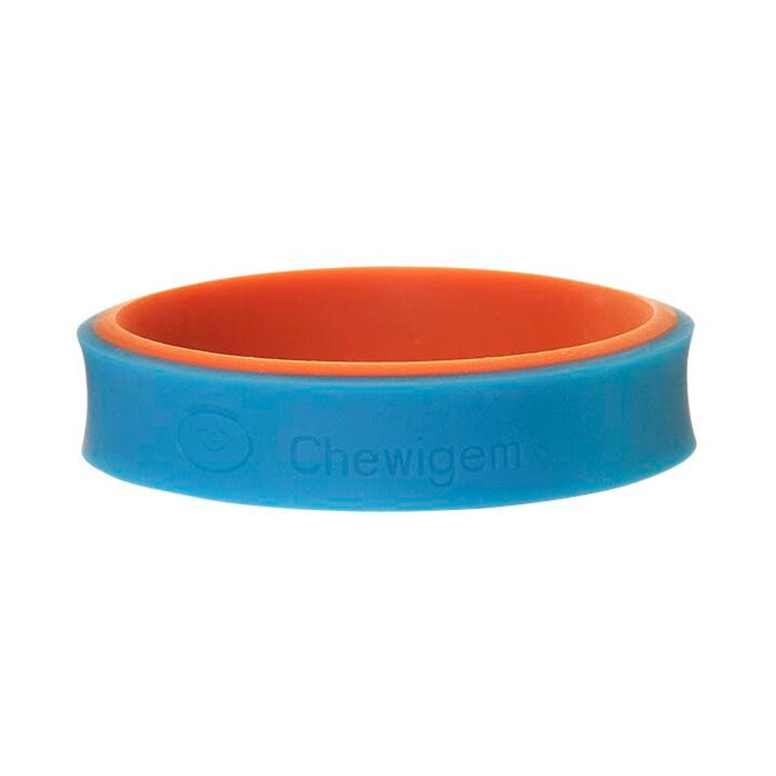 Chewigem Child Flip Bangle, Orange/Blue, Set of 2