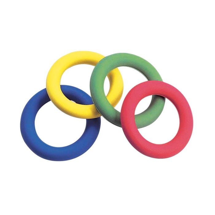 Image for Sportime Rubber Deck Tennis Rings, Assorted Colors from School Specialty