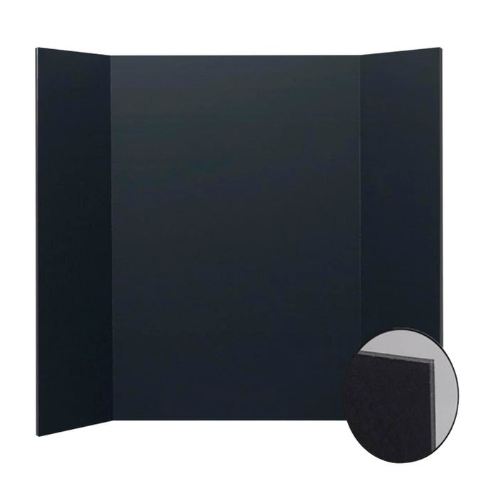 Flipside Black Foam Project Board, 36 x 48 Inches, Pack of 10