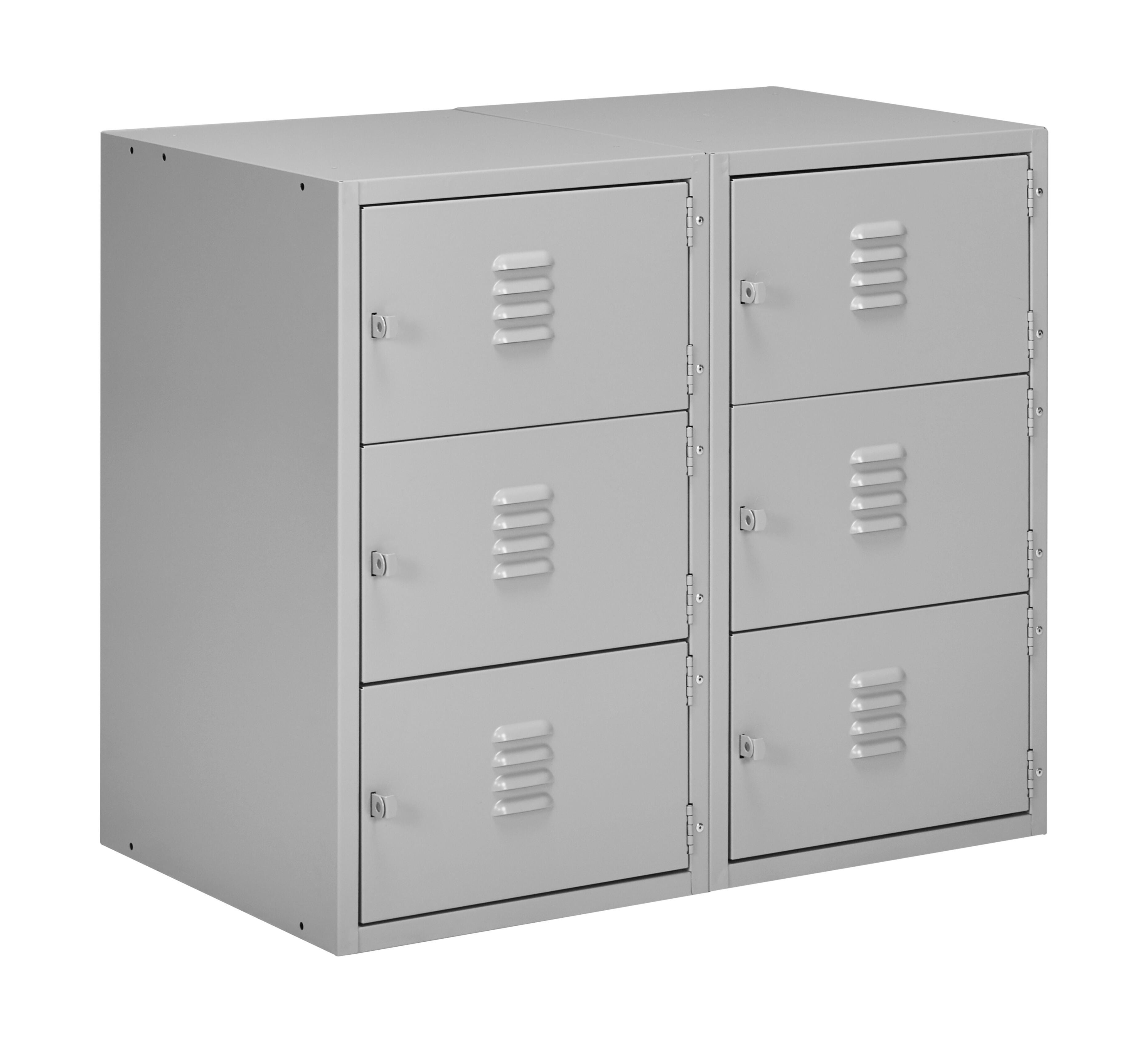 Diversified Woodcrafts Metal Locker Base, 36 x 21 x 31 Inches, Gray Finish 1135391