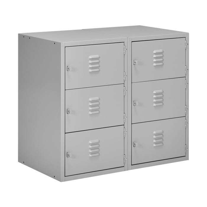 Diversified Woodcrafts Metal Locker Base, 36 x 21 x 31 Inches, Gray Finish