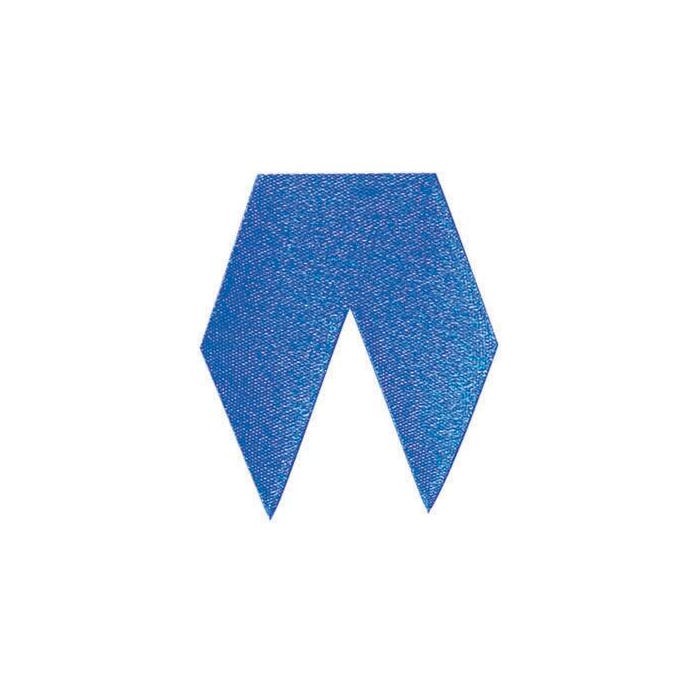 Pre-Cut Satin Ribbon, 1-3/4 x 1-1/2 Inches, Blue, Pack of 25