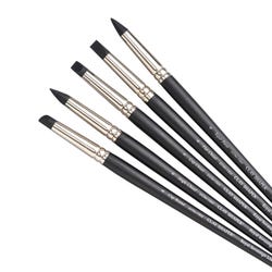 Colour Shapers Clay Modeling Tools, Size 6, Assorted Shapes, Black, Set of 5 Item Number 245034