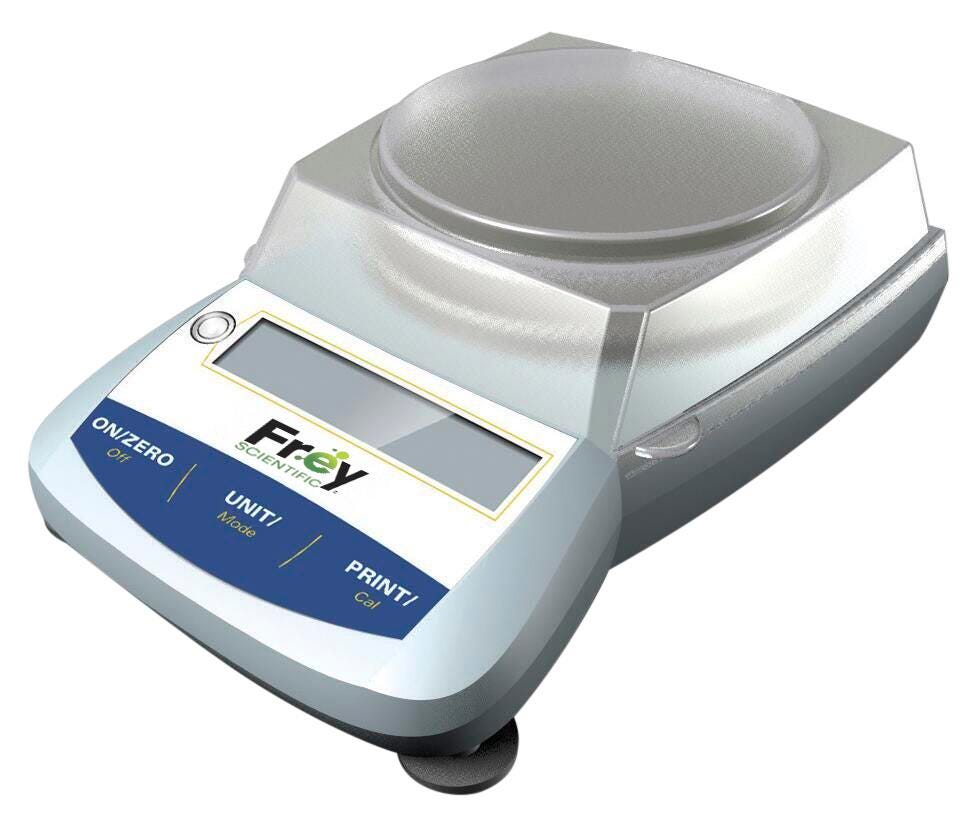 Frey Scientific Electronic Balance, 150 Gram Capacity, 0.01 Gram Readability, Item Number 531694