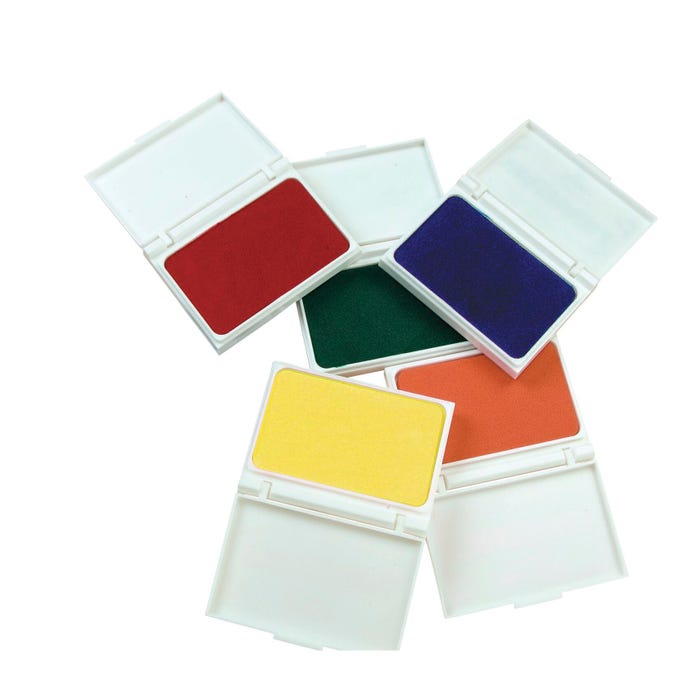 Ready2Learn Washable Stamp Pads, Assorted Colors, Set of 5