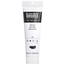 Liquitex Heavy Body Acrylic Paint, Ivory Black, 4.65 Ounce Tube Item Number 403855