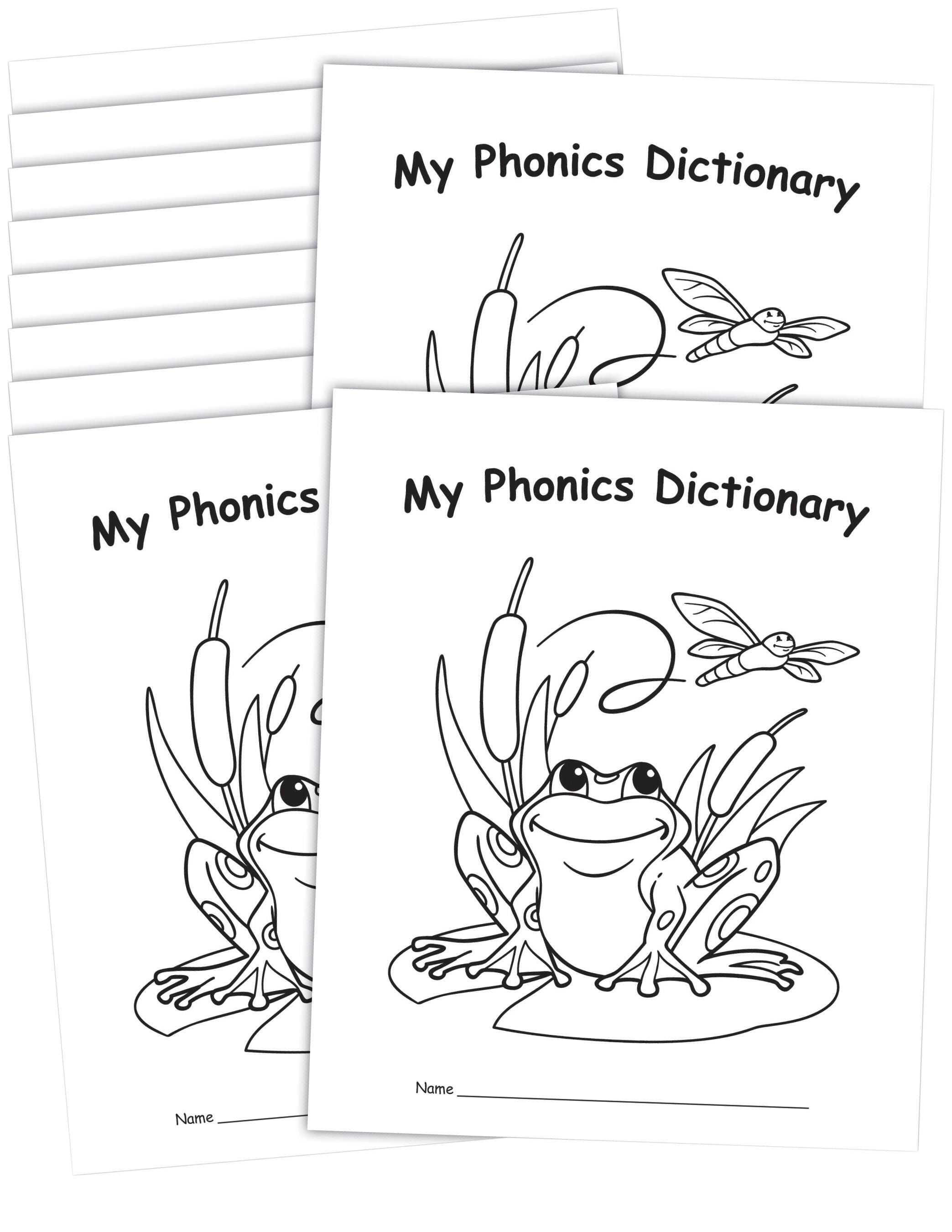 Teacher Created Resource My Own Books: My Phonics Dictionary, Pack of 10 2104581
