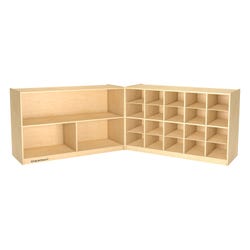 Image for Childcraft Mobile Hide-Away Cabinet, Wooden, 47-3/4 x 28-1/2 x 30 Inches from School Specialty