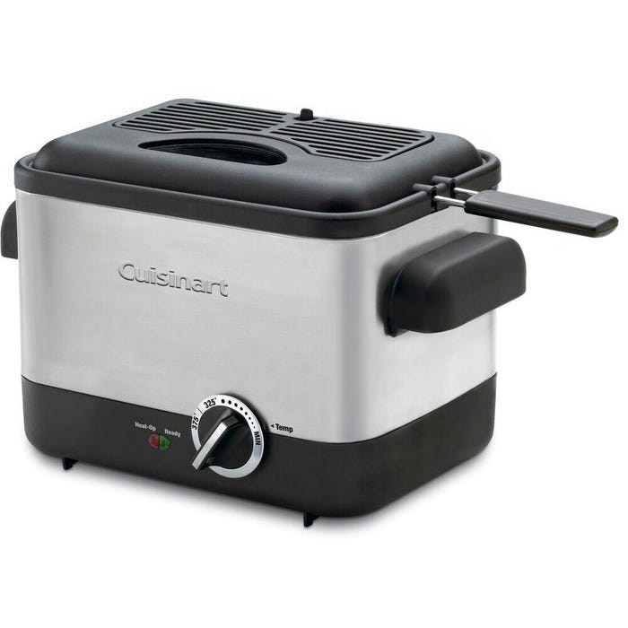 Cuisinart Compact Deep Fryer, Black/Silver