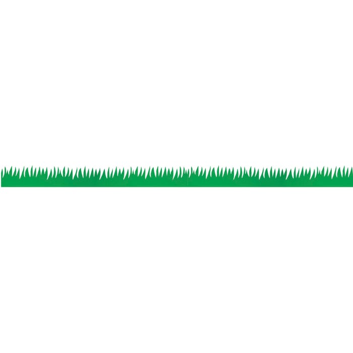 Hygloss Classroom Borders, Green Grass, 3 x 36 Inches, Pack of 12