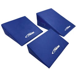 Sportime Variable Wedge, 30 x 30 x 12 Inches, Blue 2124428
