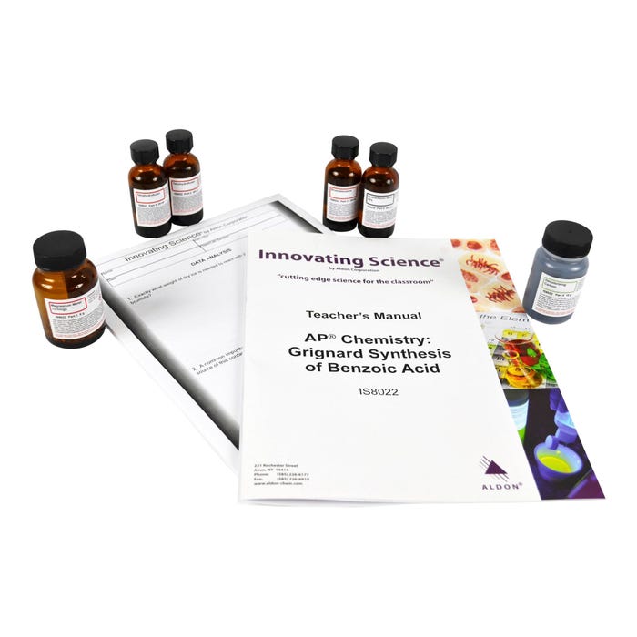 Innovating Science AP Chemistry Kit, Grignard Synthesis of Benzoic Acid