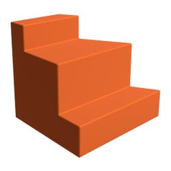 Classroom Select Soft Seating NeoFuse 3-Tier Outside Facing Wedge, 47-1/2 x 40-1/4 x 35 Inches 4000019