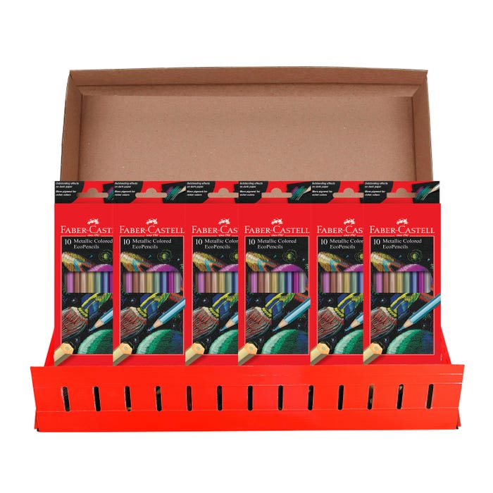 Faber-Castell Colored EcoPencils, Assorted Metallic Colors, Set of 240