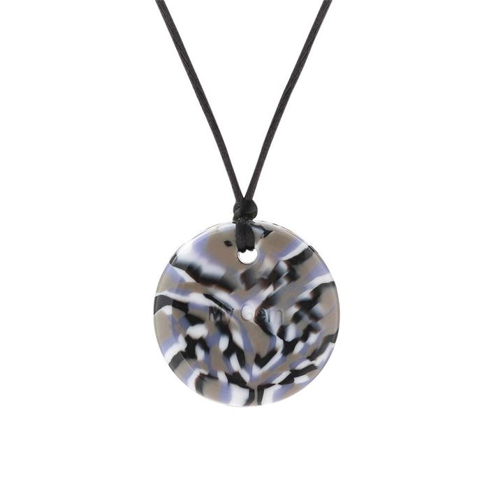 Chewigem Chewable Button Necklace, Camo