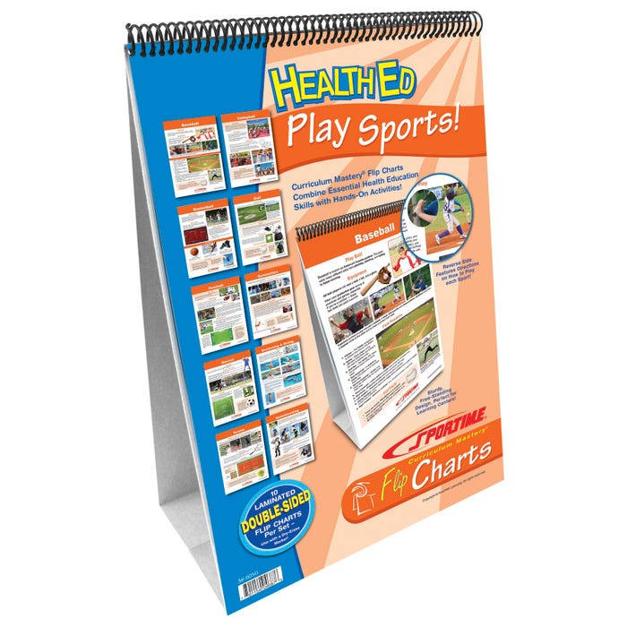 Sportime Play Sports Flip Chart Set, Grades 5 to 12