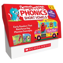 Scholastic Books Laugh-A-Lot Phonics Short Vowels Single Set, Grades PreK-2, Item Number 2098724