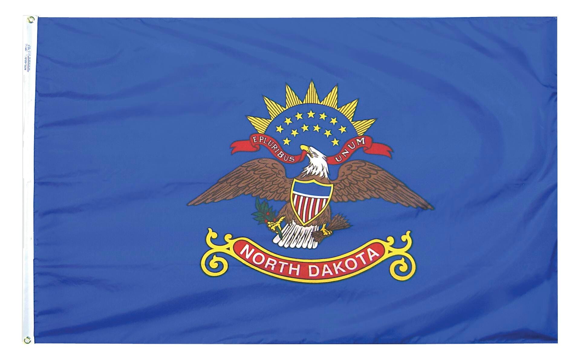 Image for Annin North Dakota State Flag, Heavy Weight Nylon, Outdoor, 4 x 6 Feet from School Specialty