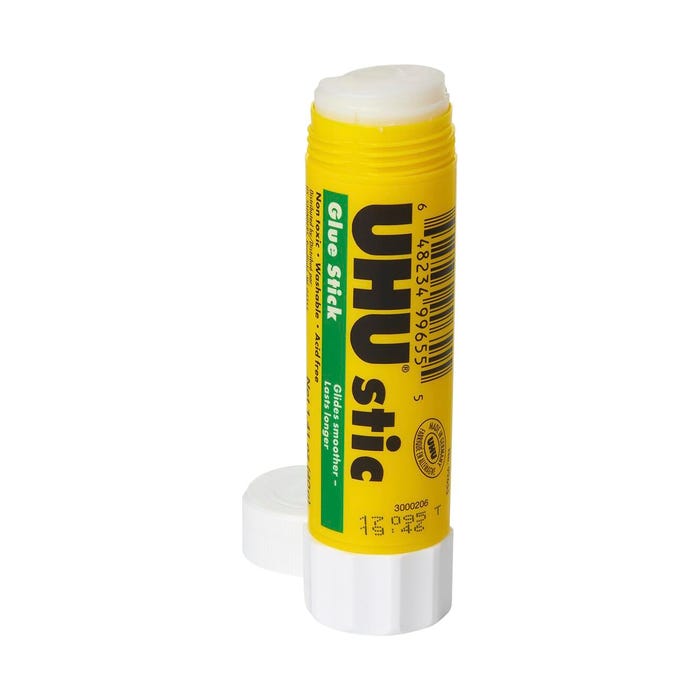 UHU Glu-Stic, 1.41 Ounces, Clear, Pack of 48