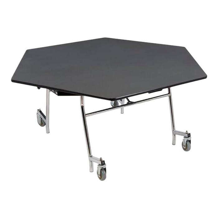 Classroom Select Mobile Easyfold Table, Hexagon