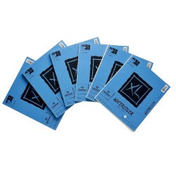 Canson XL Watercolor Pad, Wireless, 11 x 15 Inches, 140 lb, 30 Sheets, Pack of 6
