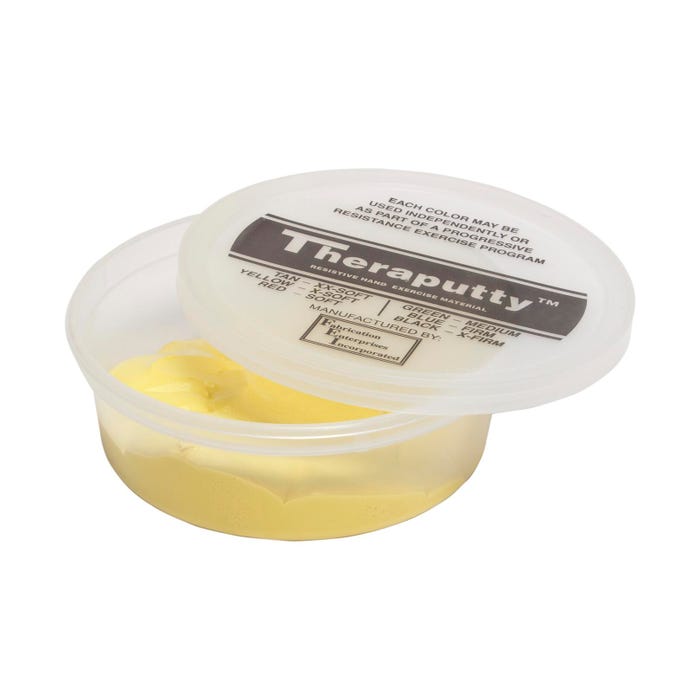 CanDo Theraputty, X-Soft, 6 Ounce, Yellow