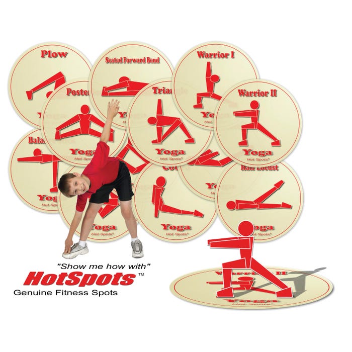 HotSpots Yoga Spots, Set of 12