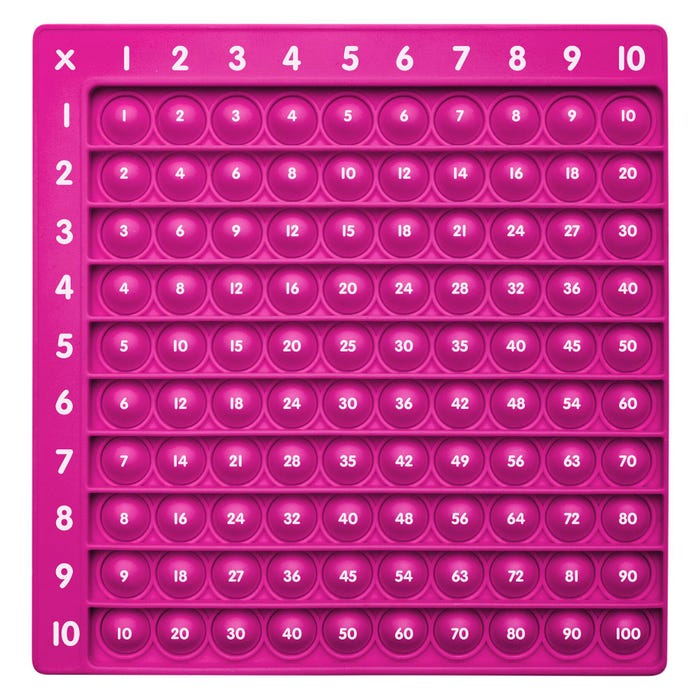 Junior Learning Bubble Board Multiplication Times Tables to 10, Grades 2 to 5