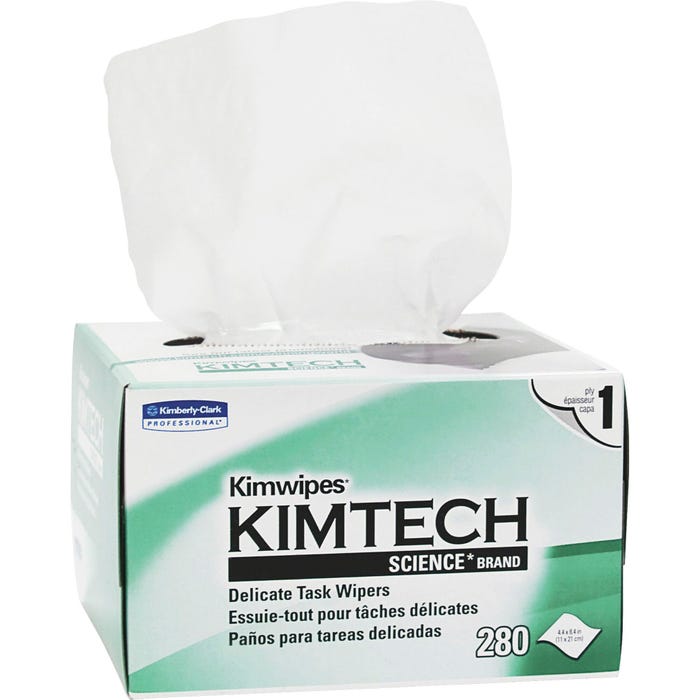Kimwipes Delicate Task Wipes, 1 Ply, White