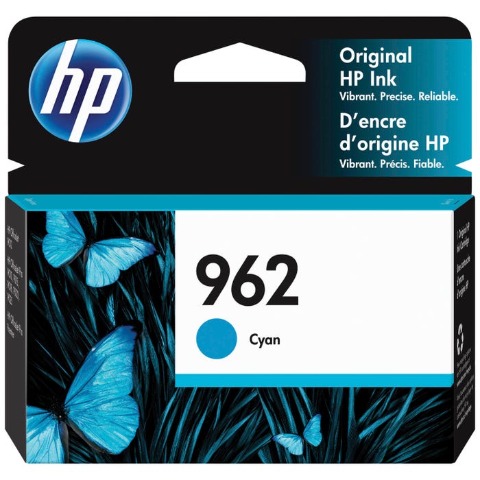 HP 962 Ink Cartridge, 3HZ96AN, Cyan