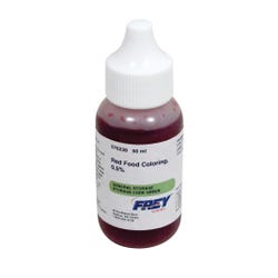 Frey Scientific Food Coloring, Red #40, 0.5%, 50 mL, Lab Grade, Item Number 576239