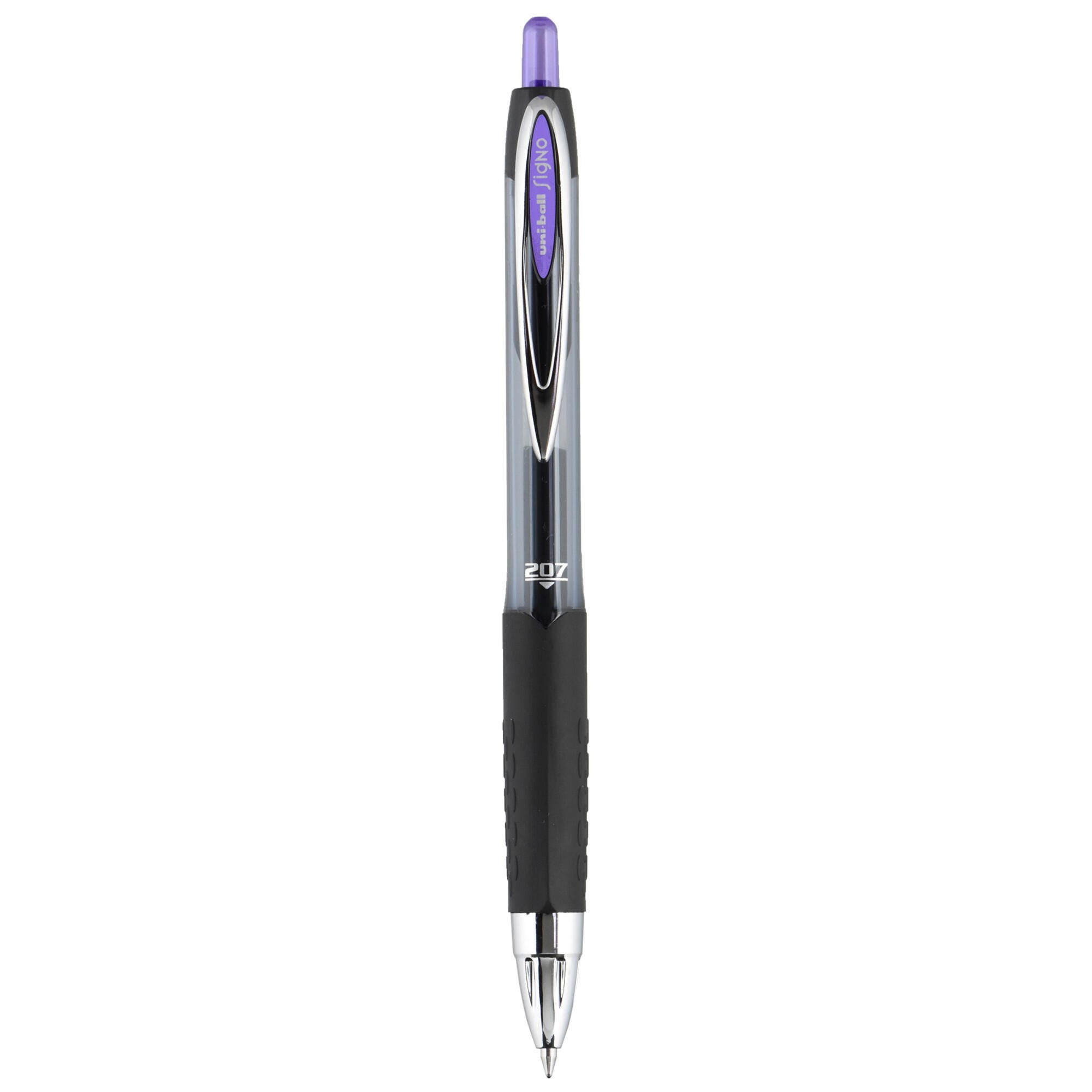 Image for uniball 207 Retractable Gel Pen, 0.7 mm Medium Tip, Purple from School Specialty