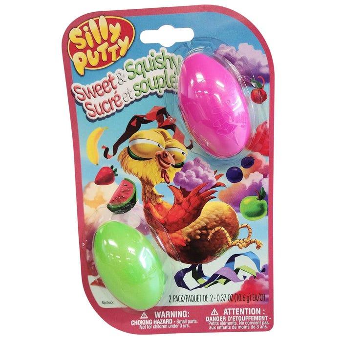 Crayola Silly Putty, Sweet & Squishy, 0.37 Ounces, Set of 2