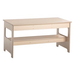 Image for Childcraft Out2Grow Outdoor Oak Poly Table, 48 x 24 x 24 Inches from School Specialty