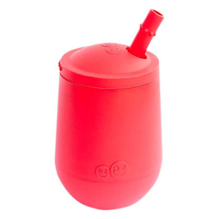 ezpz Mini Cup and Straw Training System, Coral