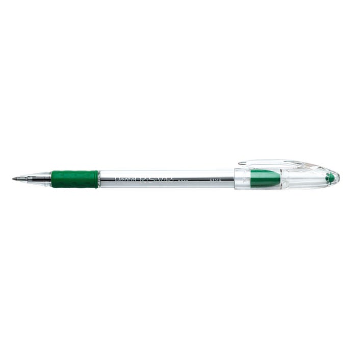 Pentel R.S.V.P. Ballpoint Pen, 0.7 mm, Green, Pack of 12