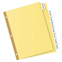 Index Dividers, Item Number 1472790